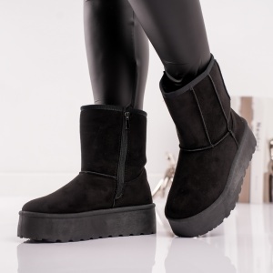 Ghete Casual UG - NordicRise BK321 Black - Img 4