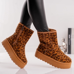 Ghete Casual UG - NordicRise BK321 Leopard