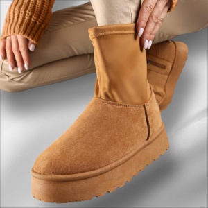 Ghete Casual UG - SnowBelt NB705 Camel - Img 5