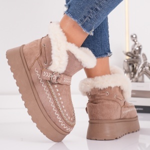 Ghete Casual UG - SnowBelt NB776 Khaki - Img 3