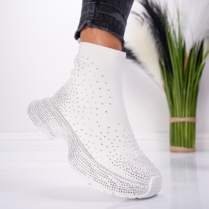 Ghete Dama Amelie - 1040 White - Img 1