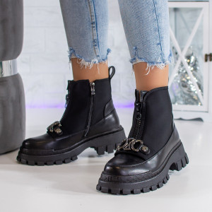 Ghete Dama Karla - LMN21-125 Black - Img 2