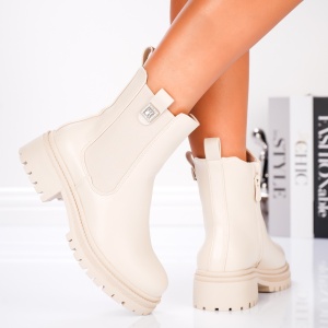 Ghete Dama - Mira Boots SH1359 Beige