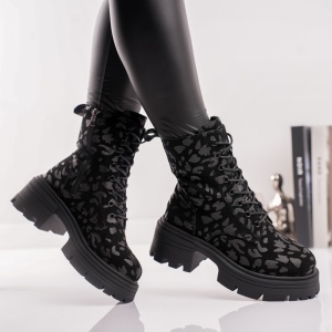 Ghete Dama Print -WildStep 3AL29 Black - Img 2