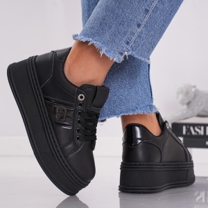 Pantofi Casual Crystal Touch - MK191 Black - Img 2