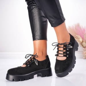 Pantofi Casual Doll - X25-1723B Black - Img 4