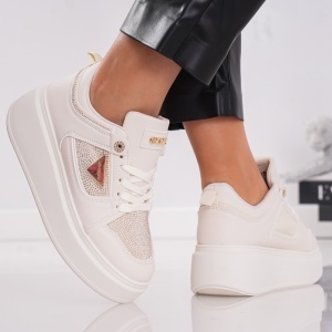 Pantofi Casual Meaw - MK150 Beige - Img 3