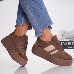 Pantofi Casual StripeWalk - H35 Brown - Img 2