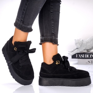 Pantofi Casual UG - 3AXJ1 Black - Img 4