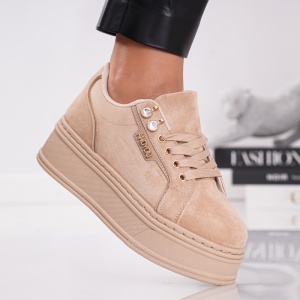 Pantofi Casual VelvetClass - MK162 Beige - Img 3
