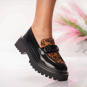 Pantofi Casual Wild Gloss-X-10 Black
