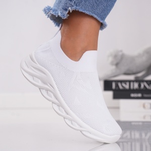 Pantofi Sport Easy - J2390M-2 All White - Img 3