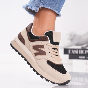 Pantofi Sport New Bolune - XBL547 Khaki Brown - Img 2