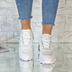 Pantofi Sport Pety - H12 White - Img 2