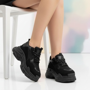 Pantofi Sport Triple S - BL608 Black