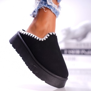 Papuci Casual UG - B24-1585 Black - Img 2