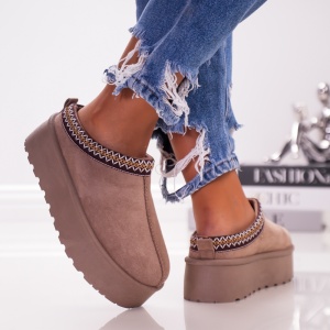 Papuci Casual UG - H129 Khaki - Img 1