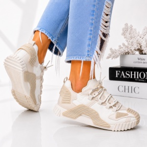 Sneakers Damă Urban Edge - BL670P Beige - Img 2