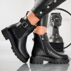Ghete Casual Eliot - SH1292 Black - Img 4