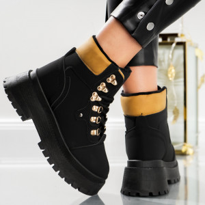 Ghete Casual Mondo - H135 Black - Img 3