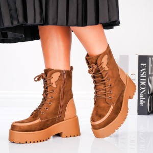 Ghete Casual - Raven B24-1653 Brown - Img 4