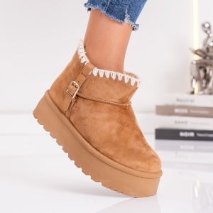 Ghete Casual UG -CozyBelt VL255 Camel - Img 2