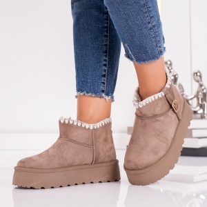Ghete Casual UG - CozyBelt VL255 Khaki - Img 6