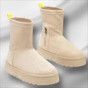 Ghete Casual UG - SnowBelt NB705 Beige - Img 6