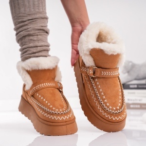 Ghete Casual UG - SnowBelt NB776 Camel - Img 3