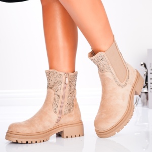 Ghete Dama - Aria Spark Boots SH1360 Khaki - Img 4