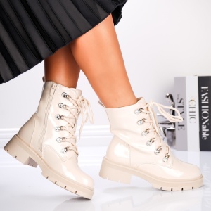 Ghete Dama - B24-1533 Beige - Img 3