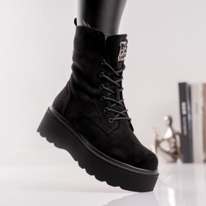 Ghete Dama Doma - UrbanLace HX1117B Black