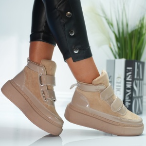 Ghete Dama Kamy ShineBoot- BL557 Khaki - Img 2