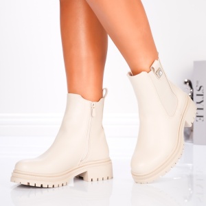 Ghete Dama - Mira Boots SH1359 Beige - Img 4