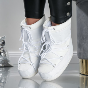Ghete Dama Tip MoonB Low - 3LT6 White - Img 2