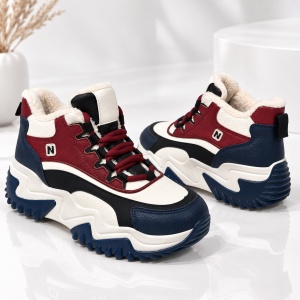 Ghete Dama Urban Eclipse - JC8851 Blue Red - Img 3