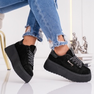 Pantofi Casual Boany - MK057 Black - Img 2