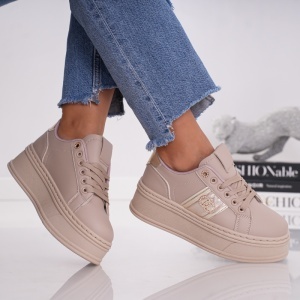 Pantofi Casual Crystal Touch - MK191 Khaki - Img 3