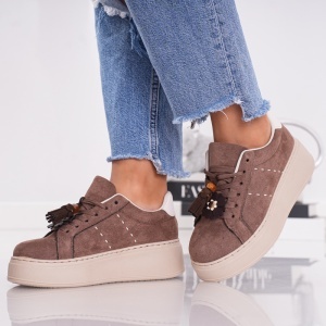 Pantofi Casual TasselStyle - MK190 Brown - Img 4
