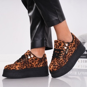 Pantofi Casual VelvetClass - MK162 Leopard - Img 4