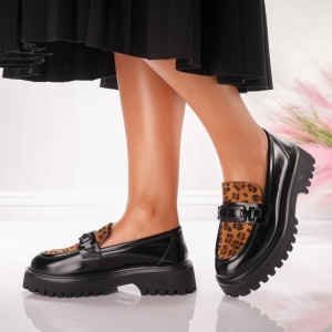 Pantofi Casual Wild Gloss-X-10 Black - Img 4