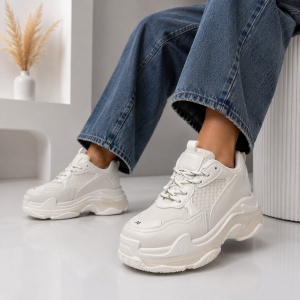Pantofi Sport Triple S - BL608 White