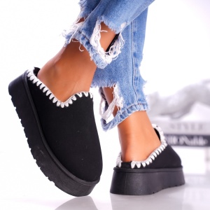 Papuci Casual UG - B24-1585 Black - Img 1