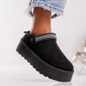 Papuci Casual UG - BK320 Black