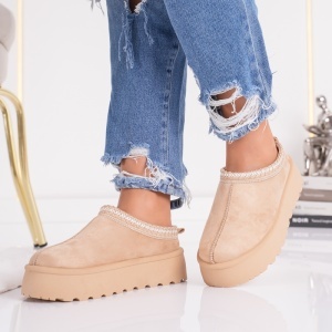 Papuci Casual UG -CozyStep VL242 Beige - Img 5