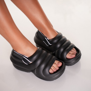 Papuci Dama Michell - 3080 Black - Img 4