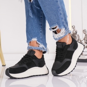 Sneakers Dama Amna - BN010-1 Black - Img 4