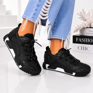 Sneakers Damă Urban Edge - BL670P Black - Img 4