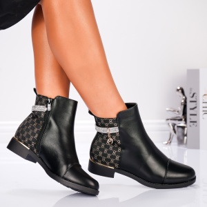 Botine Dama - B23-55A Black - Img 3
