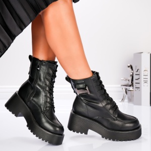 Ghete Casual Gloria - B24-1507B Black - Img 3